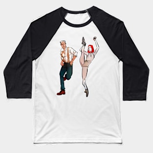 Mismatched Dancers Baseball T-Shirt